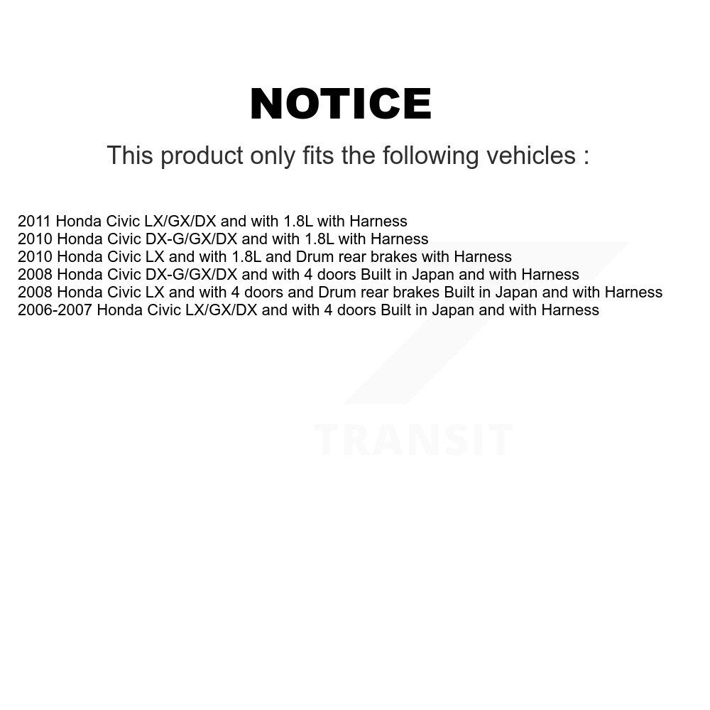 Rear Wheel Hub Bearing And ABS Sensor Kit For Honda Civic K7S-101118