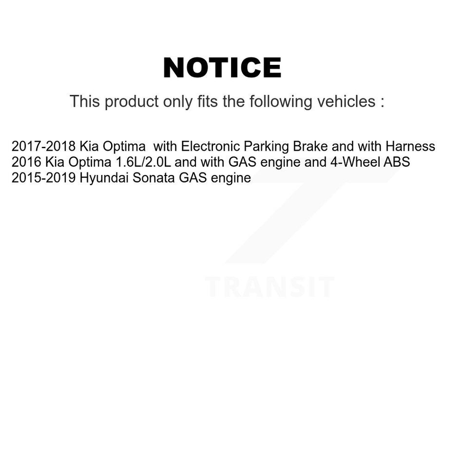 Rear Wheel Hub Bearing And Extra ABS Sensor Kit For Hyundai Sonata Kia Optima K7S-101271