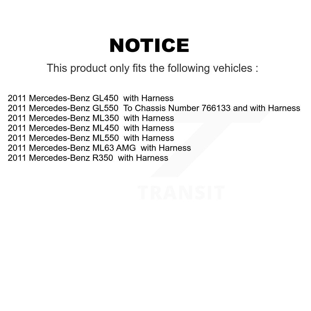 Rear Wheel Bearing ABS Sensor Kit For Mercedes-Benz ML350 R350 ML550 GL550 GL450 ML63 AMG K7S-101320