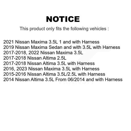 Rear Wheel Hub Bearing And ABS Sensor Kit For Nissan Altima Maxima K7S-101394