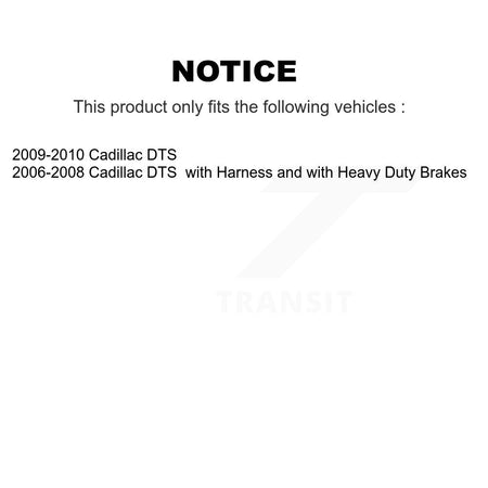 Rear Wheel Hub Bearing And Extra ABS Sensor Kit For Cadillac DTS K7S-101414