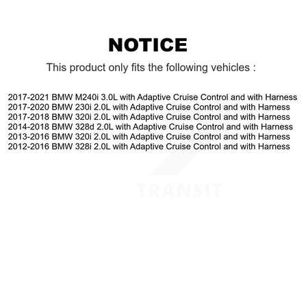 Front Rear Wheel Bearing And ABS Sensor Kit For BMW 328i 320i M240i 230i 328d K7S-101724