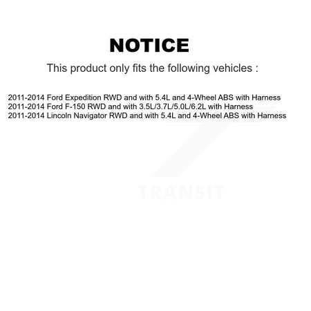 Front Wheel Hub Bearing Extra ABS Sensor Kit For Ford F-150 Expedition Lincoln Navigator K7S-101869