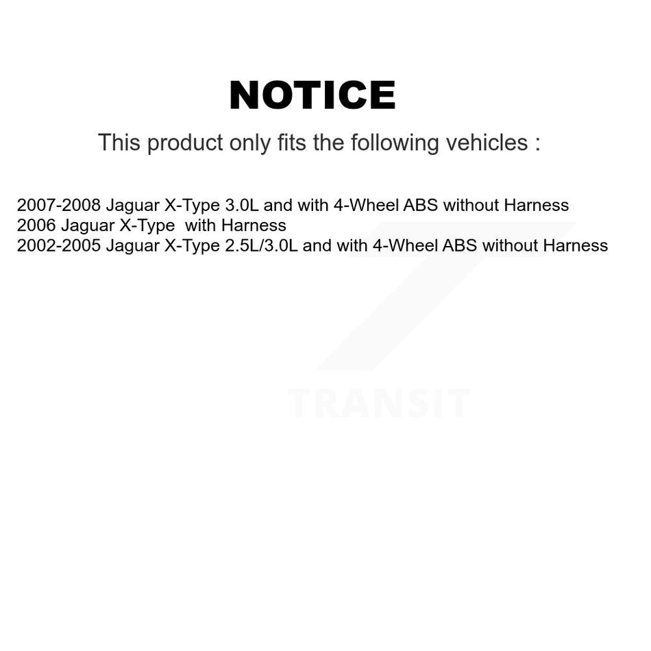 Front Wheel Bearing And ABS Sensor Kit For Jaguar X-Type K7S-102067