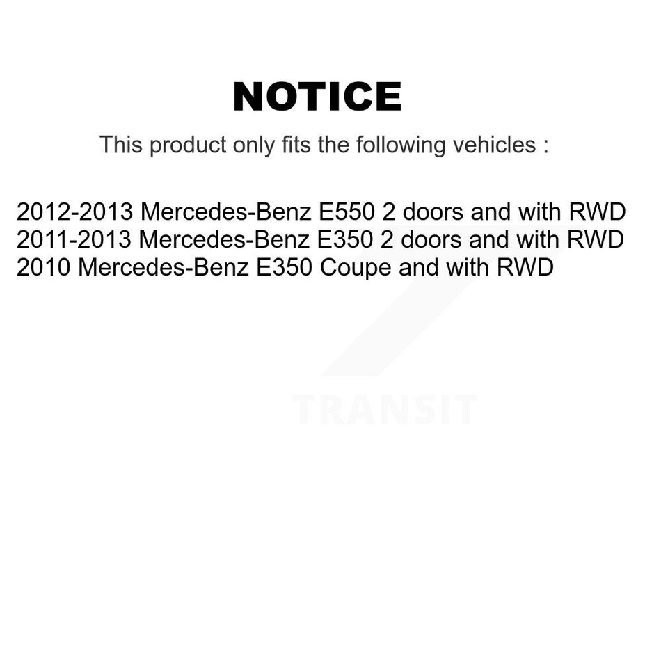 Front Wheel Bearing And ABS Sensor Kit For Mercedes-Benz E350 E550 K7S-102074