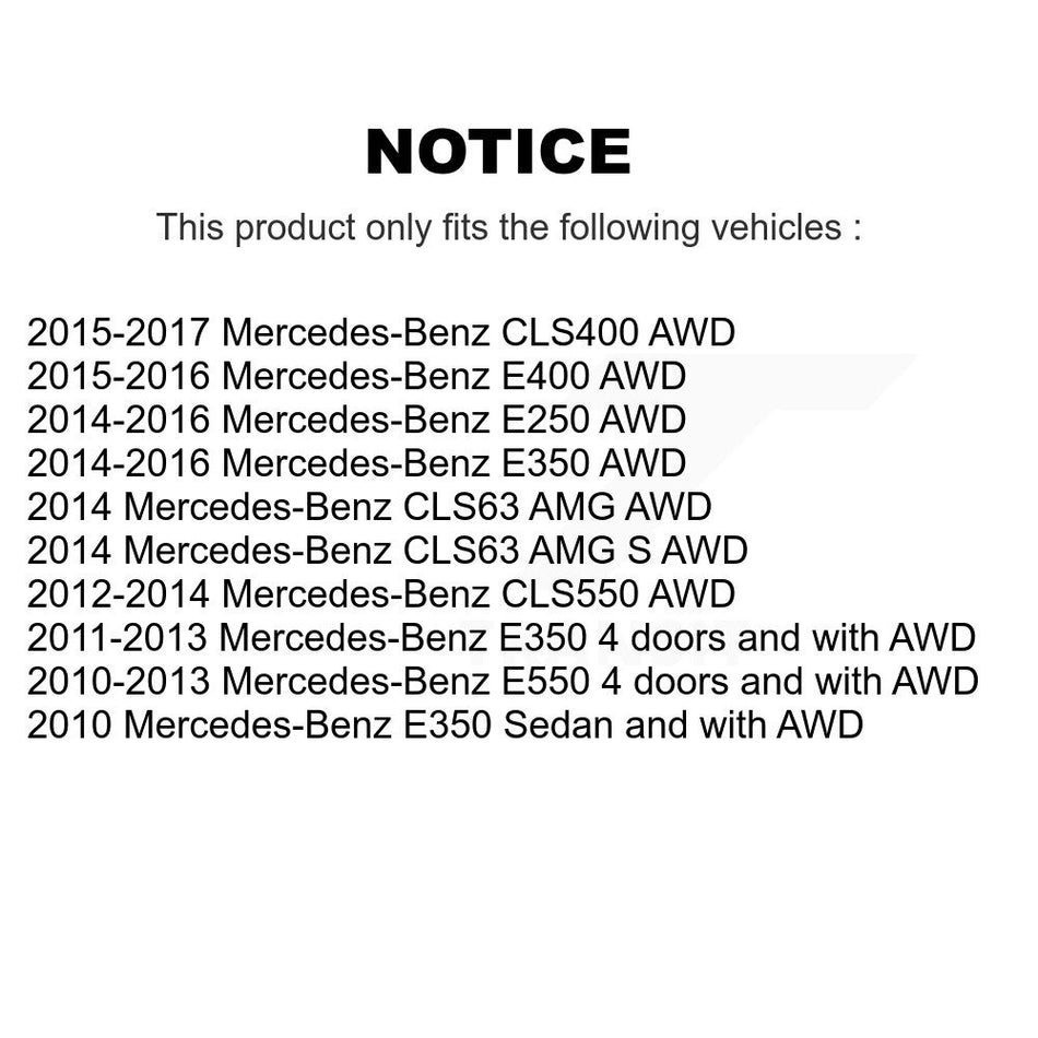 Front Wheel Bearing Sensor Kit For Mercedes-Benz E350 E550 E400 E250 CLS550 CLS400 CLS63 K7S-102075