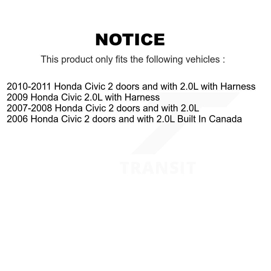 Front Wheel Bearing And ABS Sensor Kit For Honda Civic K7S-102154