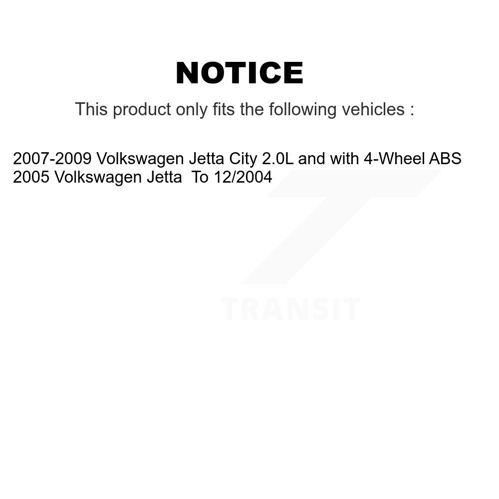 Front Wheel Hub Bearing And ABS Sensor Kit For Volkswagen Jetta City K7S-102271
