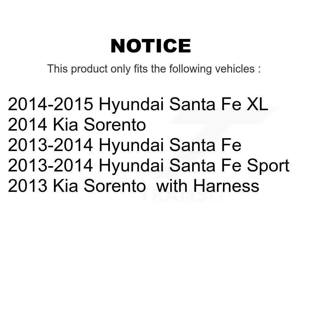 Front Wheel Hub Bearing And ABS Sensor Kit For Hyundai Santa Fe Sport Kia Sorento XL K7S-102309