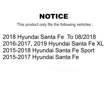 Front Wheel Hub Bearing And ABS Sensor Kit For Hyundai Santa Fe Sport XL K7S-102321