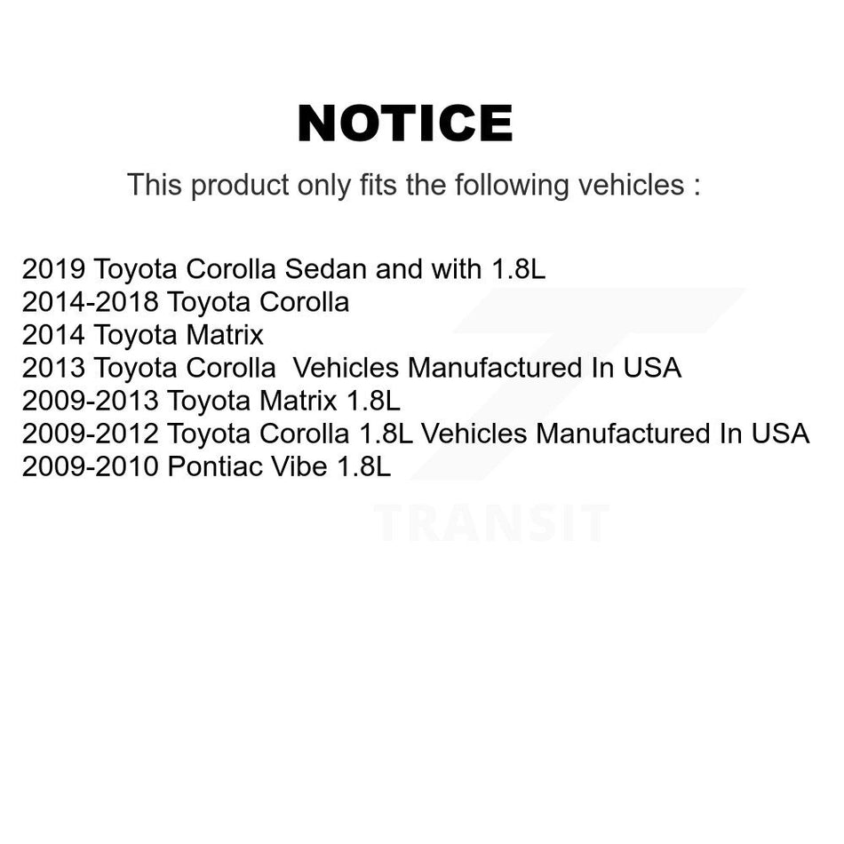 Front Wheel Bearing And ABS Sensor Kit For Toyota Corolla Matrix Pontiac Vibe K7S-102446