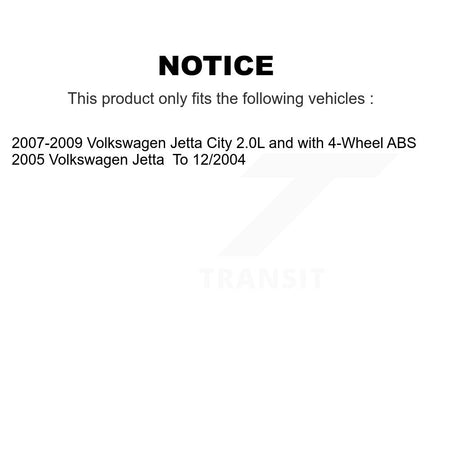 Front Wheel Hub Bearing And ABS Sensor Kit For Volkswagen Jetta City K7S-102588