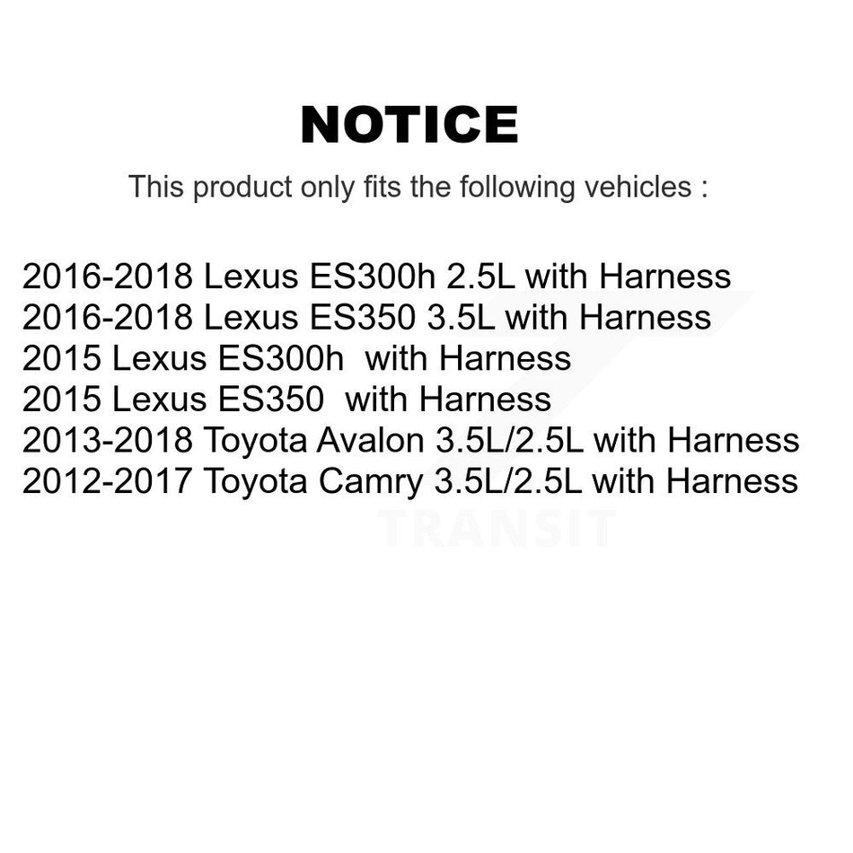 Front Wheel Bearing & Sensor Kit For Toyota Camry Lexus ES350 Avalon ES300h with Harness K7S-102659