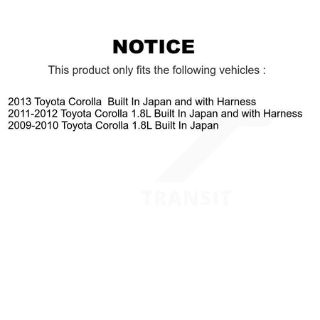 Front Wheel Bearing And ABS Sensor Kit For Toyota Corolla K7S-102690