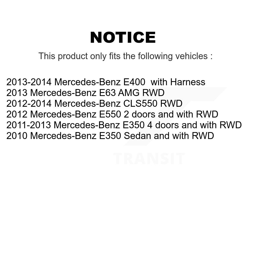 Front Wheel Bearing And ABS Sensor Kit For Mercedes-Benz E350 CLS550 E550 E63 AMG E400 K7S-102770