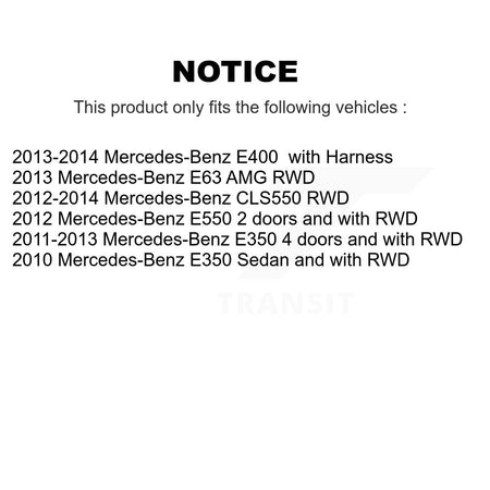 Front Wheel Bearing And ABS Sensor Kit For Mercedes-Benz E350 CLS550 E550 E63 AMG E400 K7S-102770