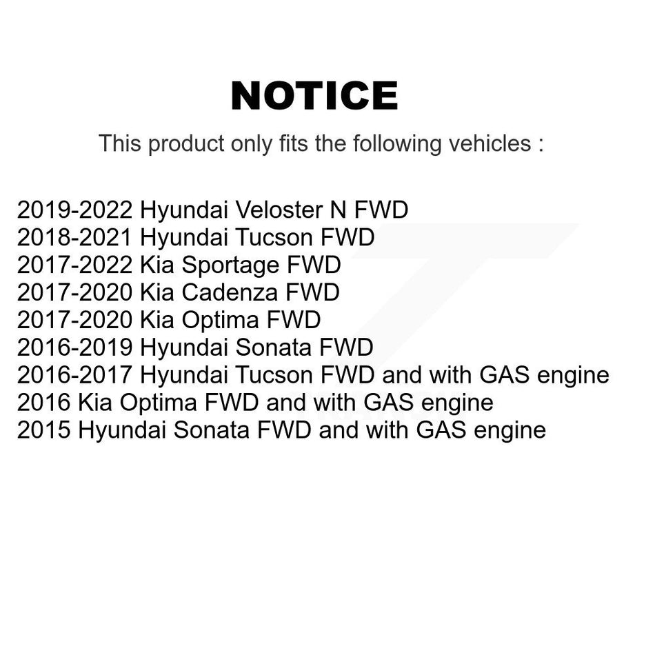 Rear Wheel Hub Bearing & Extra Sensor Kit For Hyundai Tucson Kia Sportage Sonata Optima N K7S-103103