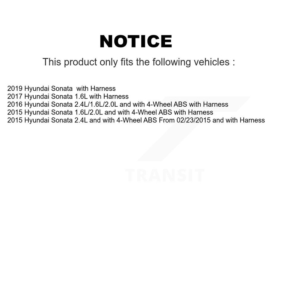 Front Wheel Hub Bearing And ABS Sensor Kit For Hyundai Sonata K7S-103128