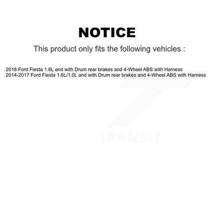 Front Rear Wheel Bearing And ABS Sensor Kit For Ford Fiesta with Harness K7S-103141