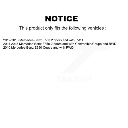 Front Wheel Hub Bearing And ABS Sensor Kit For Mercedes-Benz E350 E550 K7S-103205