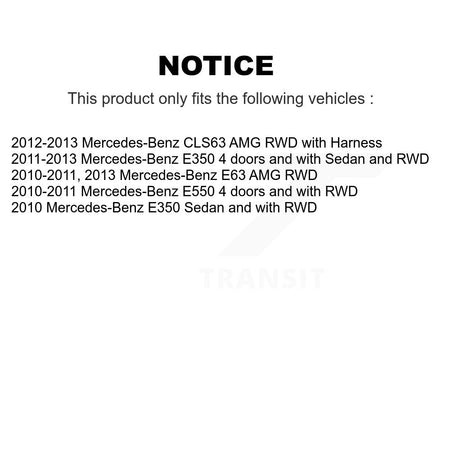 Front Wheel Hub Bearing And ABS Sensor Kit For Mercedes-Benz E350 E550 E63 AMG CLS63 K7S-103221