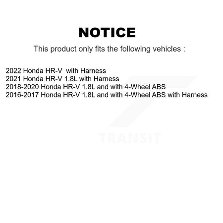 Front Wheel Bearing And ABS Sensor Kit For Honda HR-V K7S-103247
