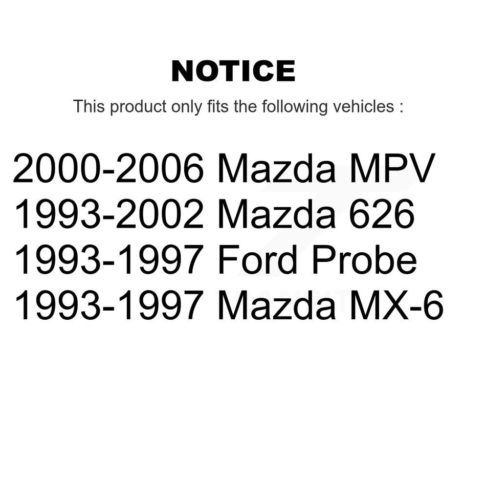 Front Wheel Bearing And Tie Rod End Kit For Mazda MPV 626 Ford Probe MX-6 K7T-100004
