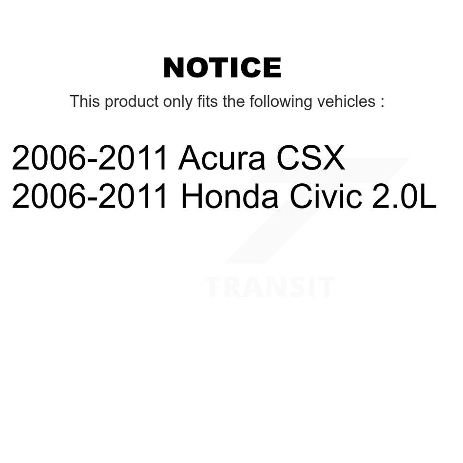 Front Wheel Bearing And Link Kit For 2006-2011 Honda Civic Acura CSX K7T-100860