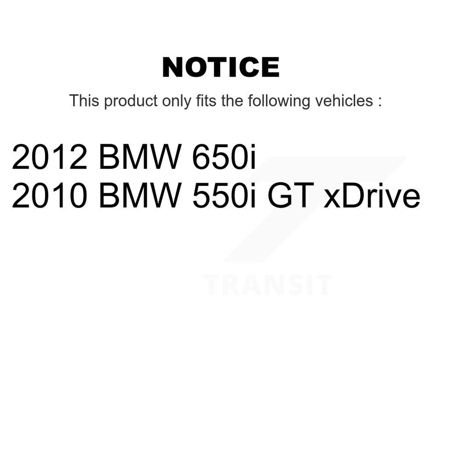 Front Wheel Bearing And Suspension Link Kit For BMW 535i xDrive 550i 650i K7T-101069