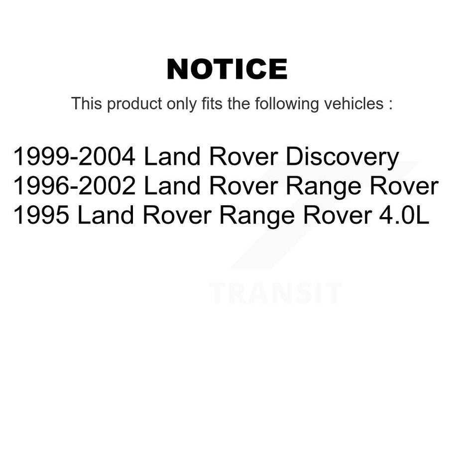 Rear Disc Brake Rotors Pair For Land Rover Discovery Range K8-100743