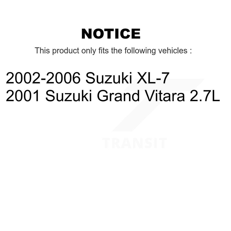 Rear Brake Drums Pair For Suzuki XL-7 Grand Vitara K8-101852