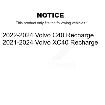 Front Rear Disc Brake Rotors Kit For Volvo XC40 Recharge C40 K8-102471