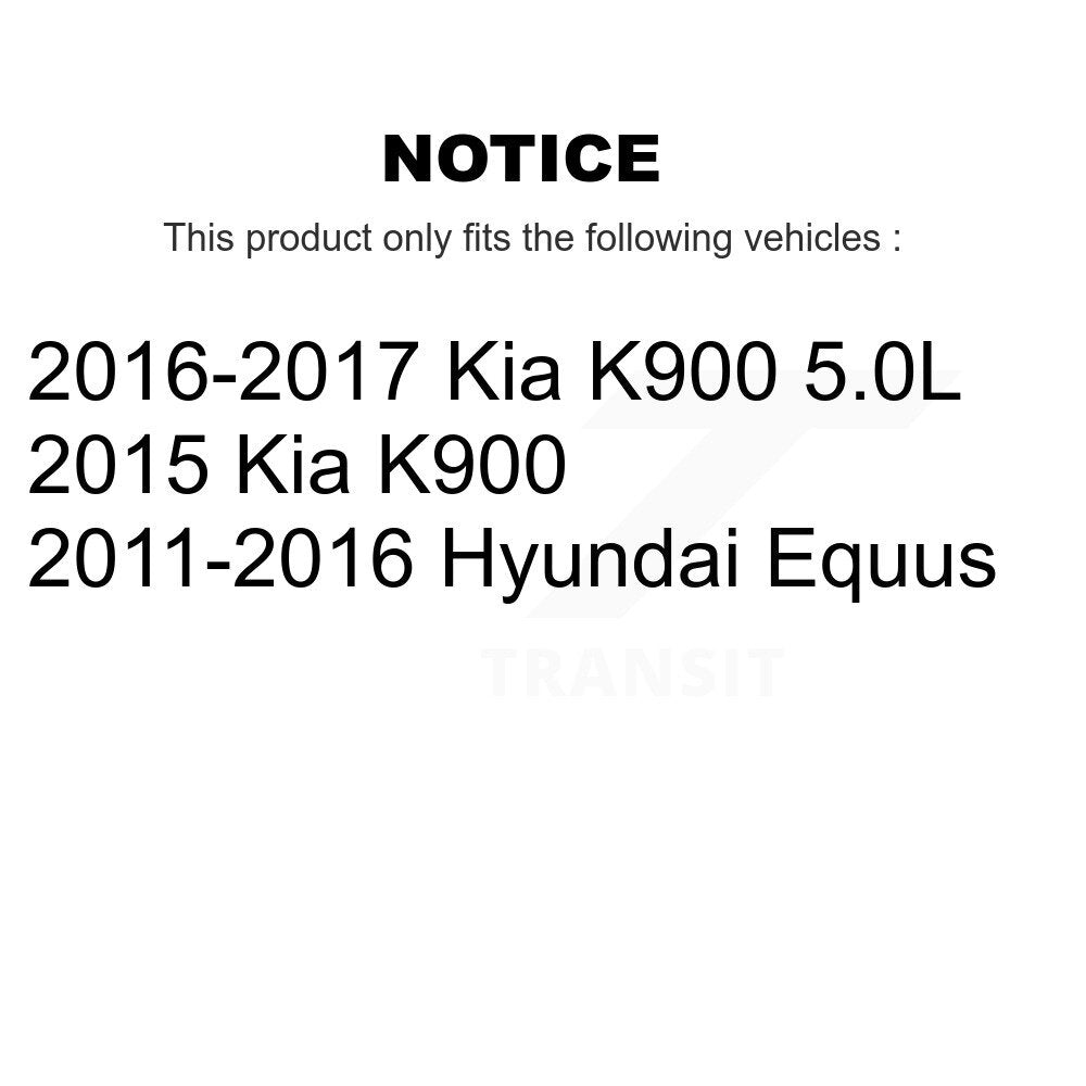 Rear Disc Brake Rotors Pair For Hyundai Equus Kia K900 K8-102648