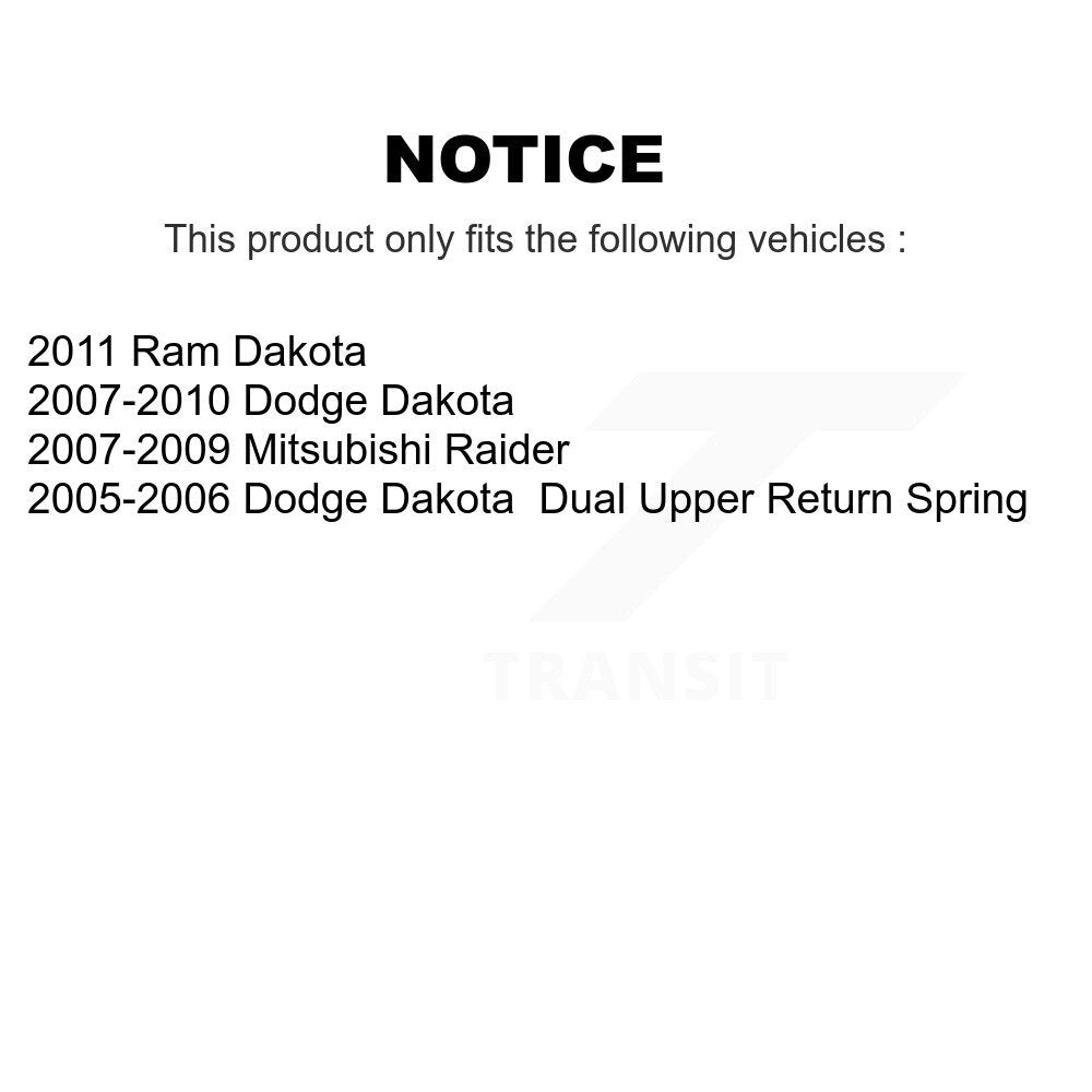 Front Rear Brake Rotor Semi-Metallic Pad & Drum Kit (7Pc) For Dakota Dodge Ram Mitsubishi K8A-100159