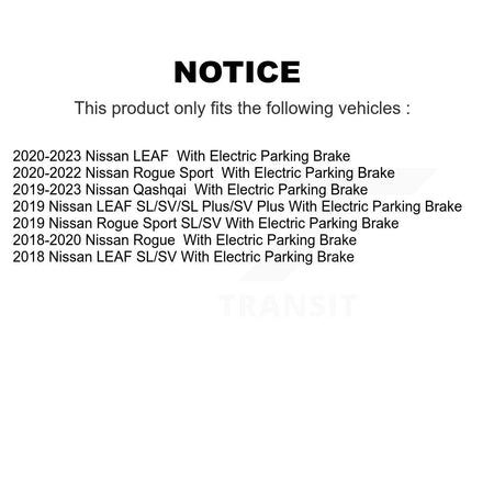 Rear Disc Brake Rotors And Ceramic Pads Kit For Nissan Rogue Sport Qashqai LEAF K8A-100476