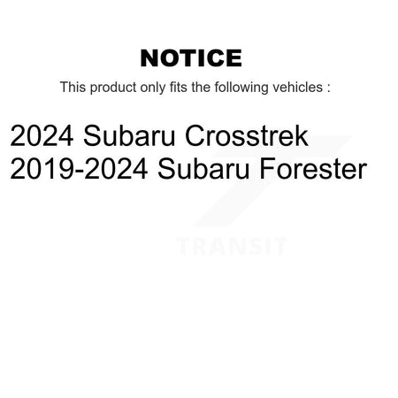 Rear Disc Brake Rotors And Ceramic Pads Kit For Subaru Forester Crosstrek K8A-101217