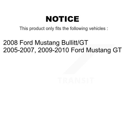 Front Rear Ceramic Pads And Disc Brake Rotors Kit For Ford Mustang K8A-101438