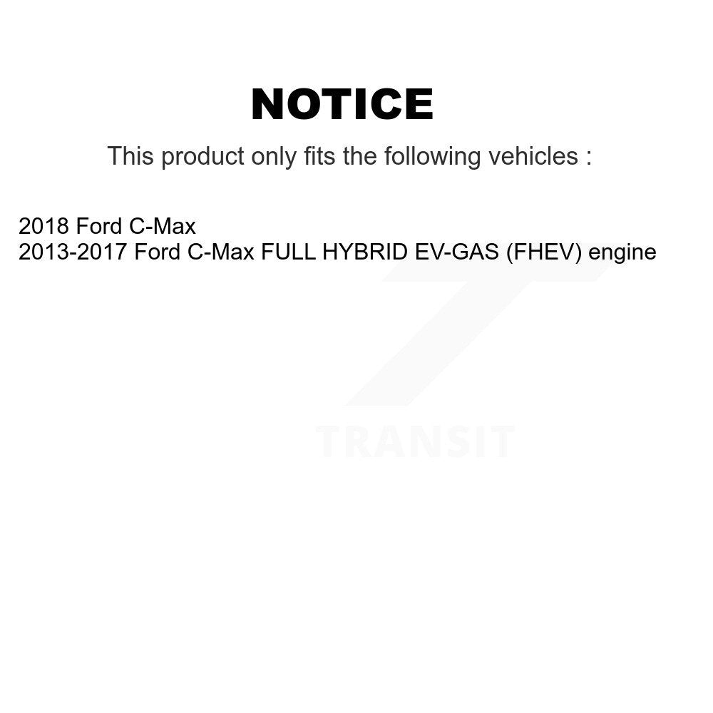 Front Rear Ceramic Pads And Disc Brake Rotors Kit For Ford C-Max K8A-102138