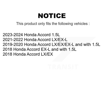 Front Rear Ceramic Pads And Disc Brake Rotors Kit For Honda Accord K8A-102308