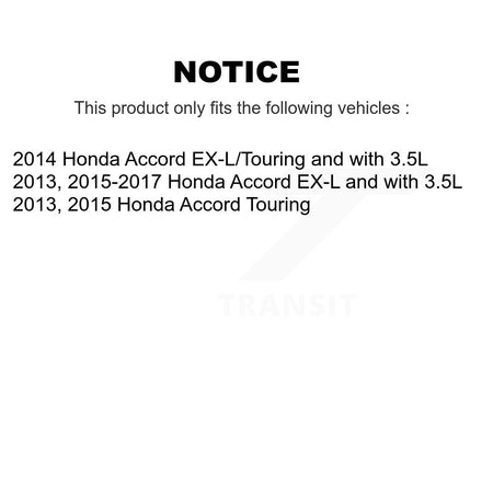 Front Rear Ceramic Pads And Disc Brake Rotors Kit For Honda Accord K8A-102386