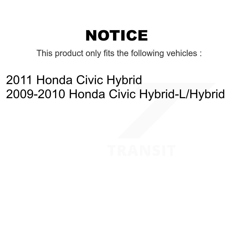 Front Rear Ceramic Pads And Disc Brake Rotors Kit For Honda Civic K8A-102516