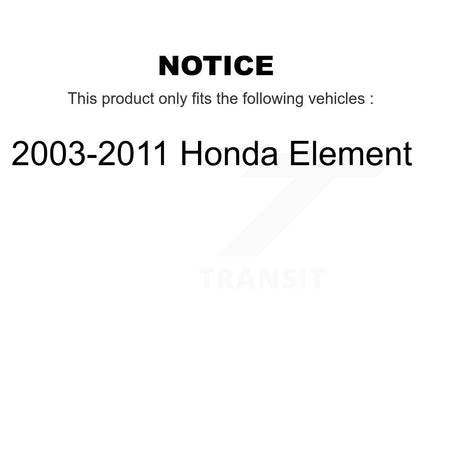 Front Rear Ceramic Pads And Disc Brake Rotors Kit For 2003-2011 Honda Element K8A-103041