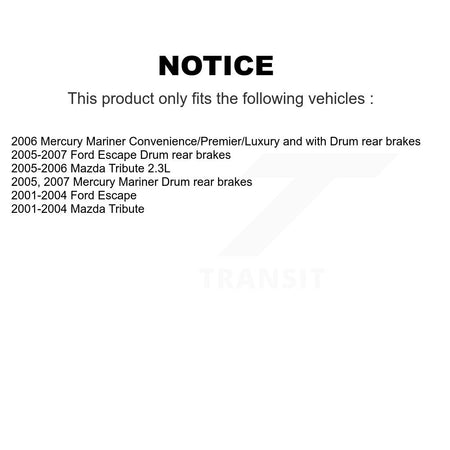 Front Brake Rotor And Semi-Metallic Pad Kit For Ford Escape Mazda Tribute Mercury Mariner K8A-104064