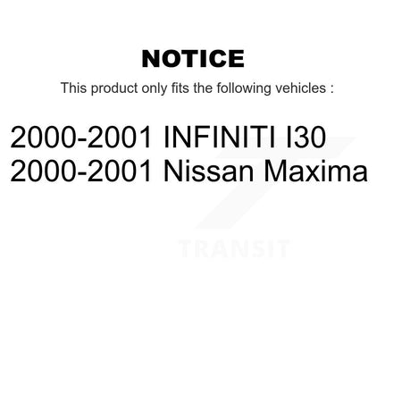 Front Disc Brake Rotors And Ceramic Pads Kit For 2000-2001 Nissan Maxima INFINITI I30 K8A-104318