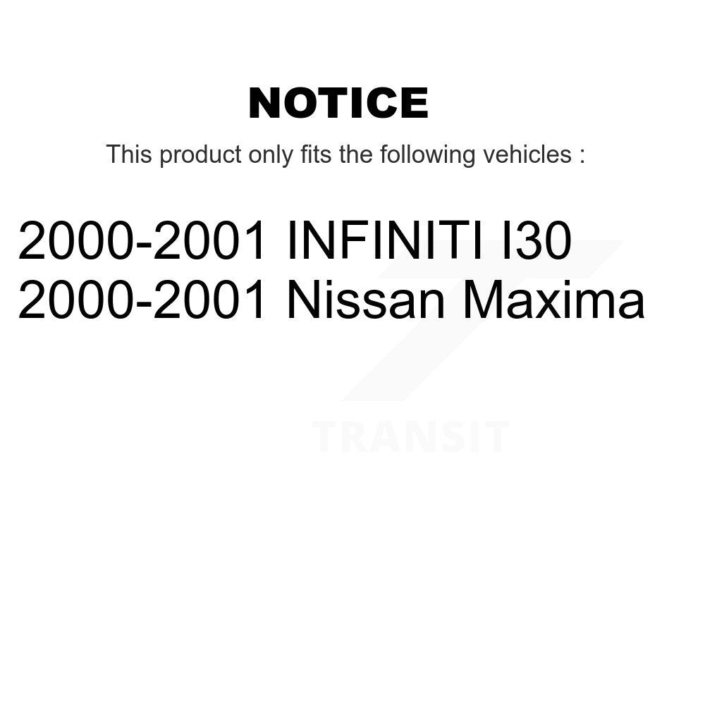 Front Disc Brake Rotors And Ceramic Pads Kit For 2000-2001 Nissan Maxima INFINITI I30 K8A-104319