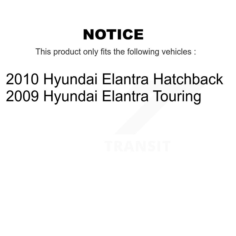 Front Rear Disc Brake Rotors Ceramic Pads And Drum Kit For Hyundai Elantra K8A-105062