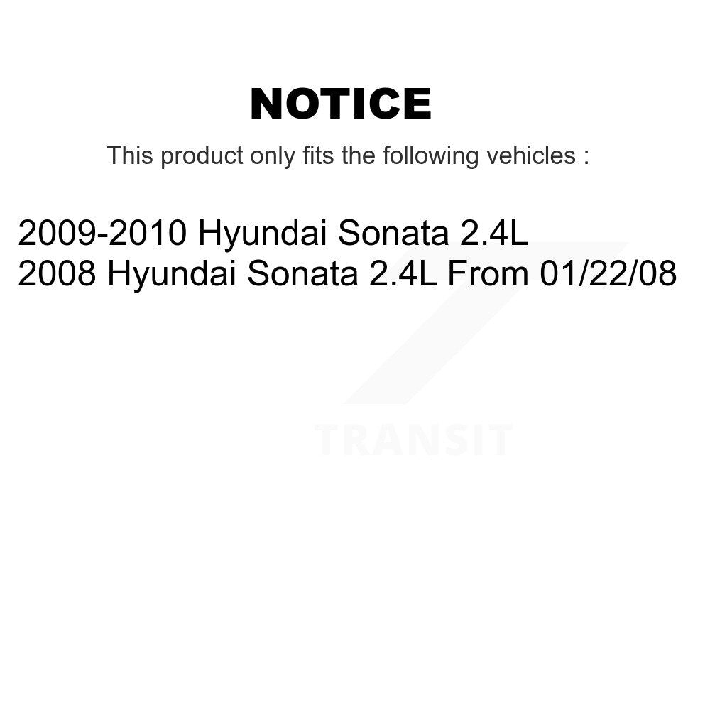 Front Rear Ceramic Pads And Disc Brake Rotors Kit For Hyundai Sonata 2.4L K8A-106503