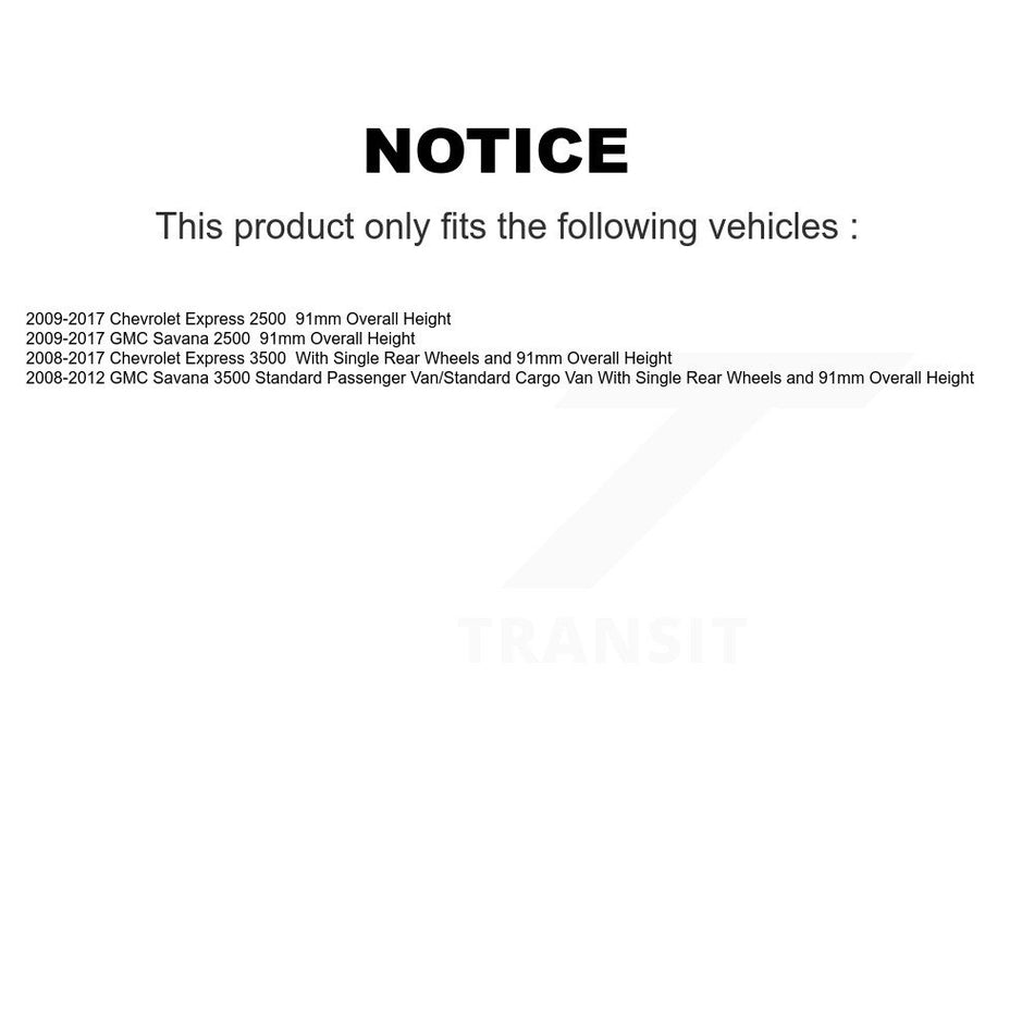 Rear Disc Rotors Semi-Metallic Pads Parking Shoes Kit For Chevrolet GMC Savana 2500 3500 K8A-108120