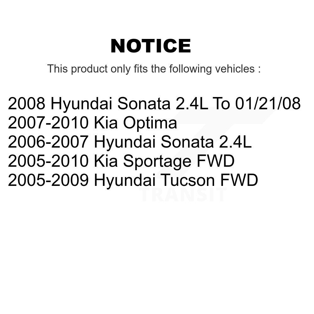 Rear Disc Rotors Ceramic Pads & Parking Shoes Kit For Hyundai Tucson Kia Sportage Sonata K8C-103948