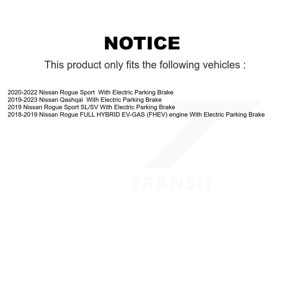 Rear Disc Rotors Ceramic Pads And Parking Brake Shoes Kit For Nissan Rogue Sport Qashqai K8C-103975